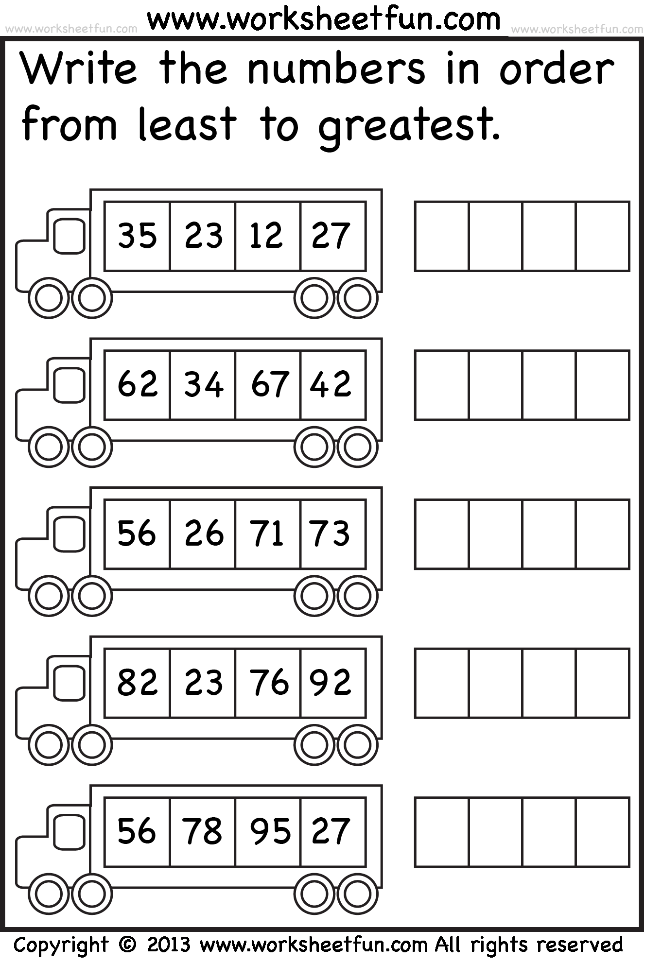 35 Numbers Worksheets Kindergarten Activities