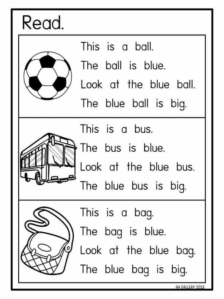 35 Printable Kindergarten Reading Worksheets