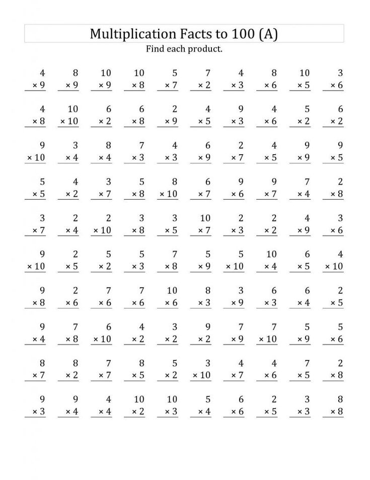 35 Printable Multiplication Worksheets 3Rd Grade