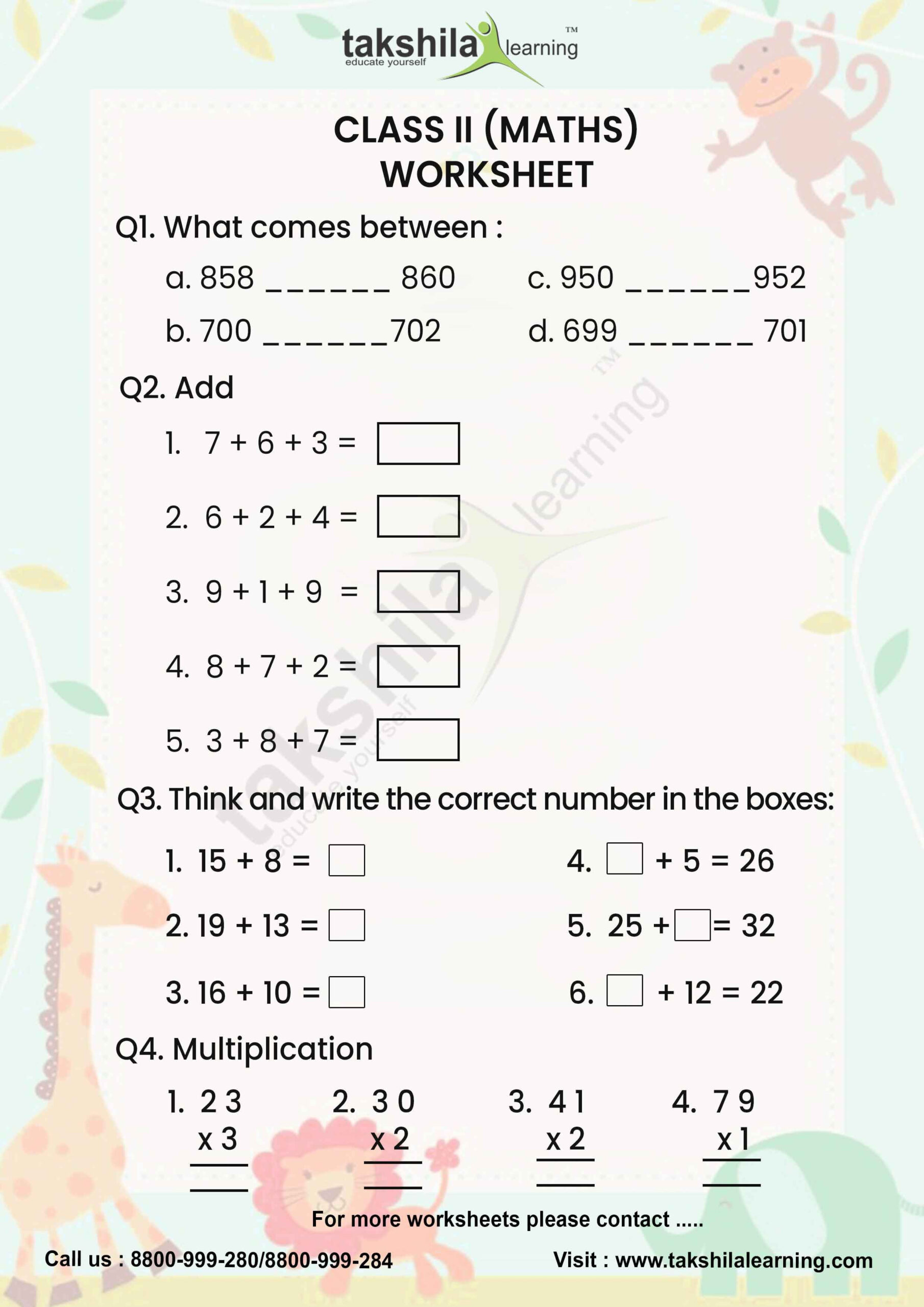 21 1St Grade Worksheets Cbse