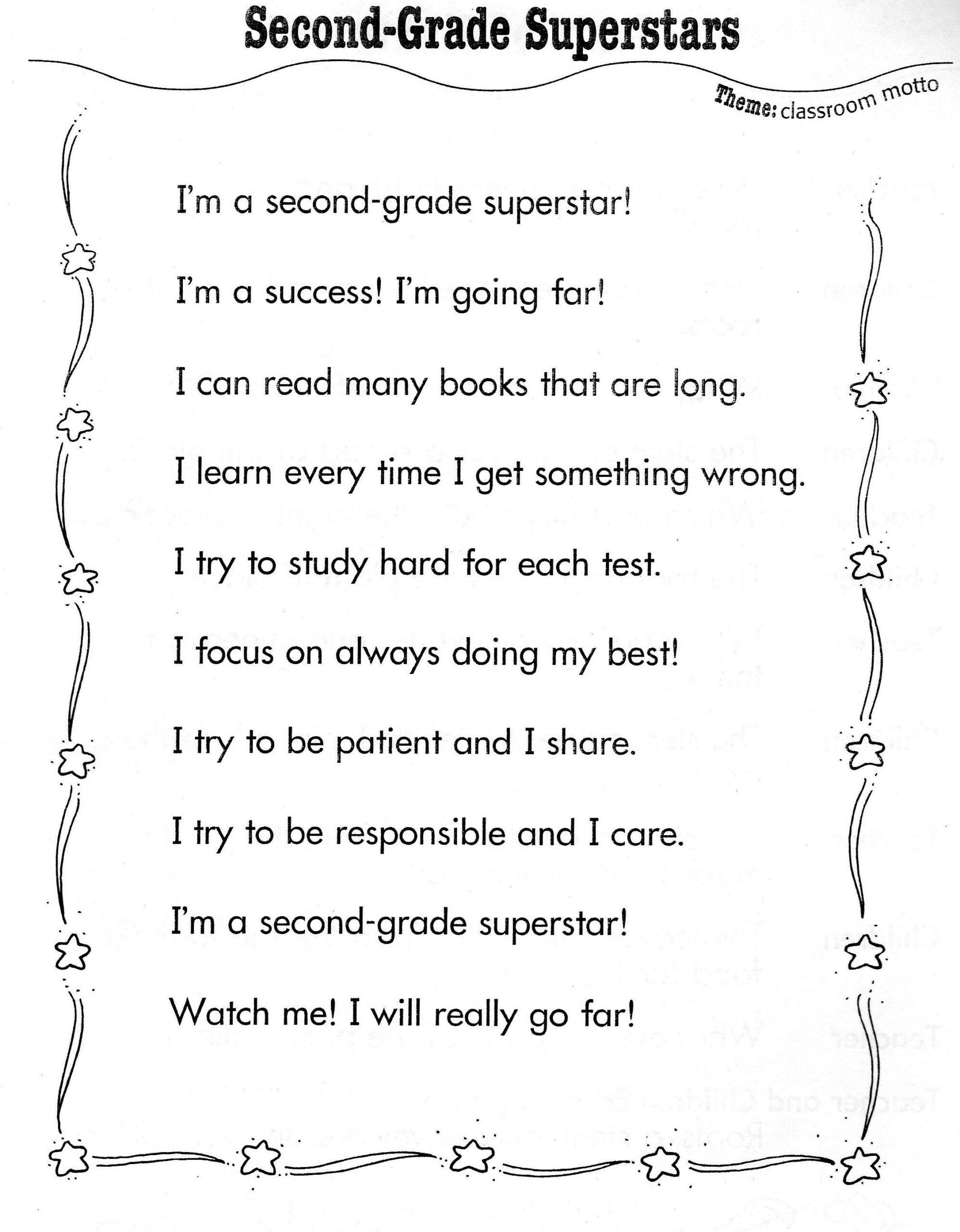 21 2Nd Grade Worksheets Writing