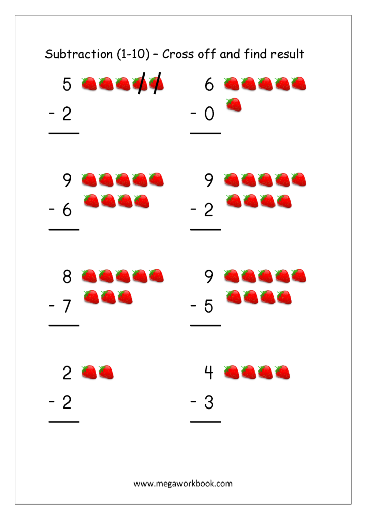 21 Addition And Subtraction Worksheets 0-10