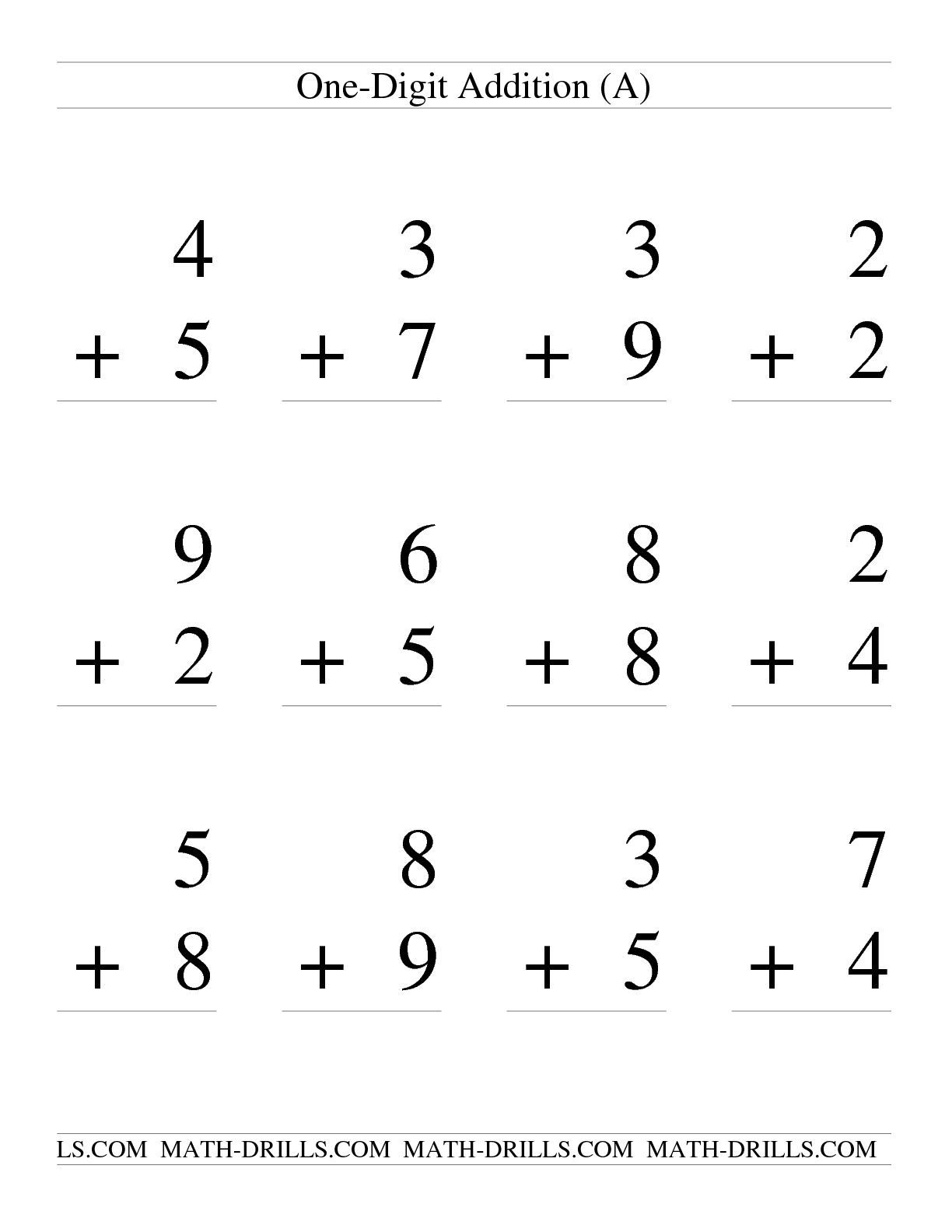 21 Addition And Subtraction Worksheets 0-10