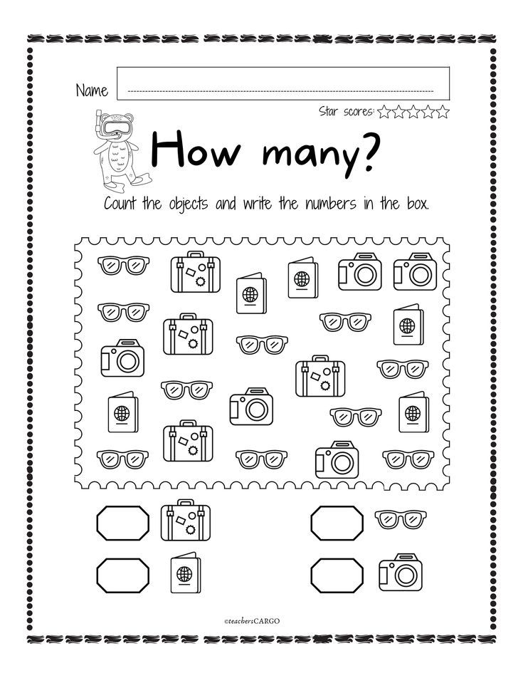 21 Back To School Math Worksheets For Preschool