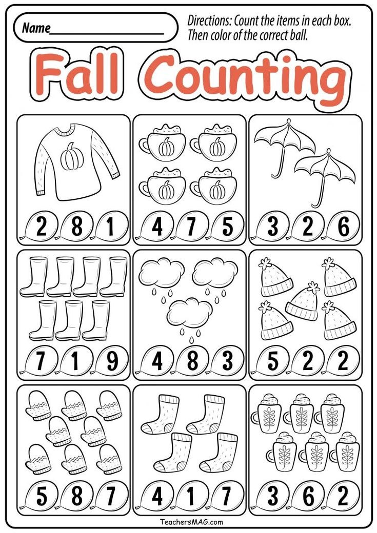 21 Back To School Math Worksheets For Preschool