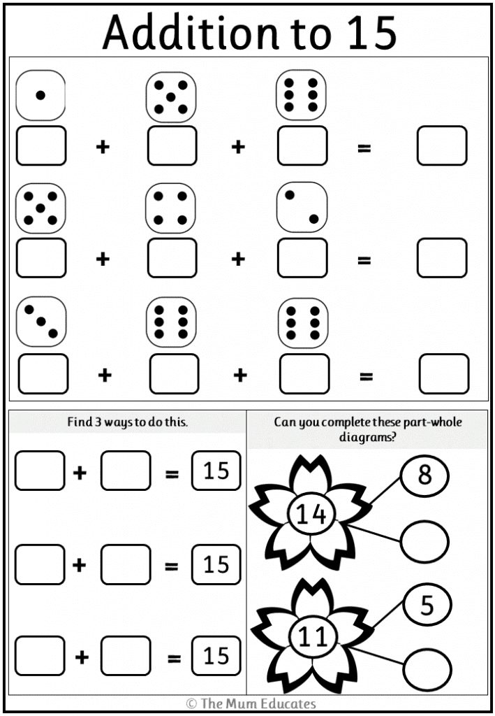 21 Easy Math Addition Worksheets