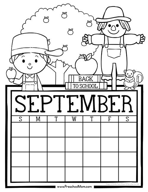 21 Free Calendar Worksheets Kindergarten