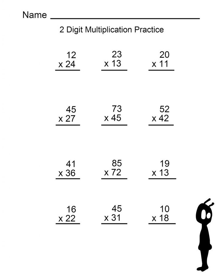 21 Grade 4 Multiplication Worksheets 1-10