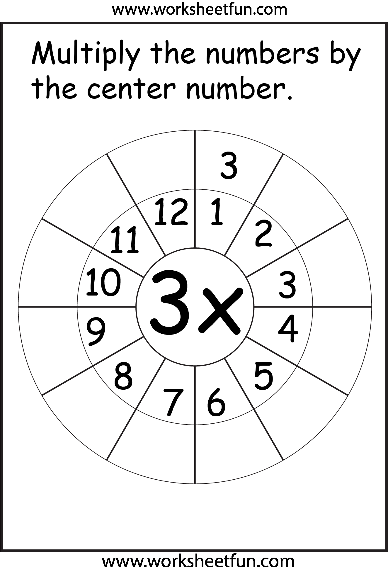 21 Grade 4 Multiplication Worksheets 1-10