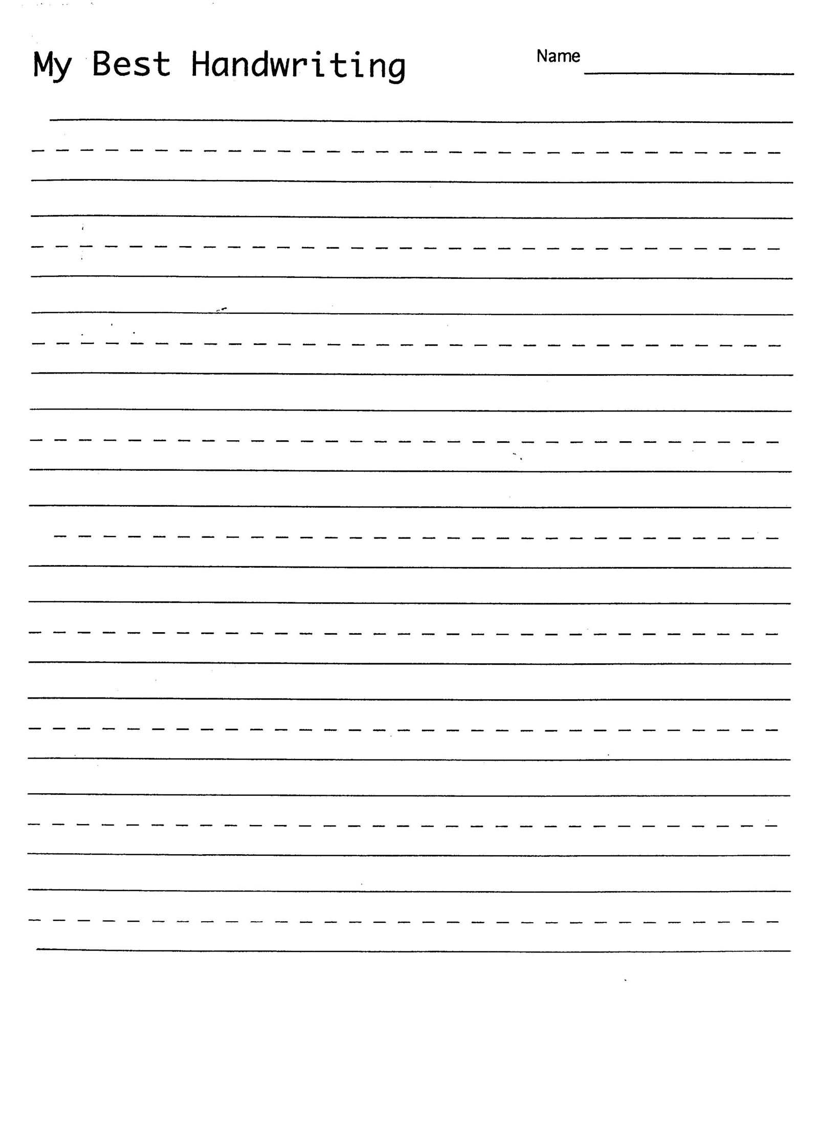 21 Handwriting Worksheets Free Printable 2Nd Grade