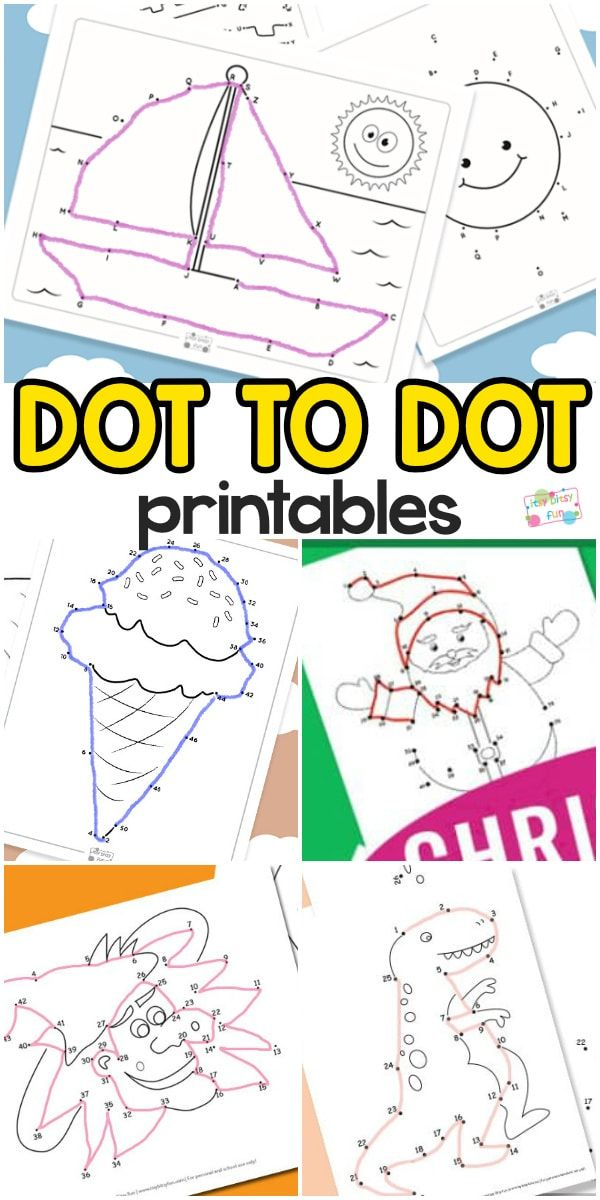 21 Join The Dots Worksheets For Kids Math