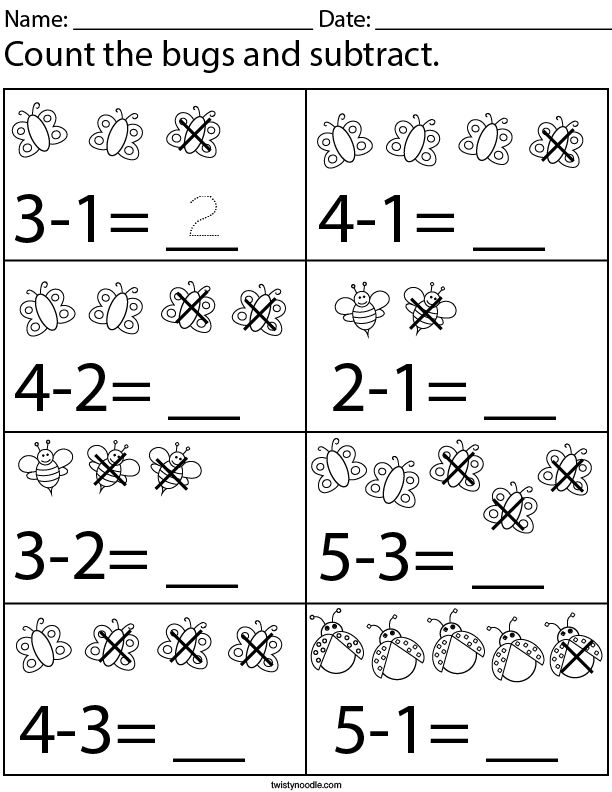 21 Math For Kids Worksheets Kindergarten Printable