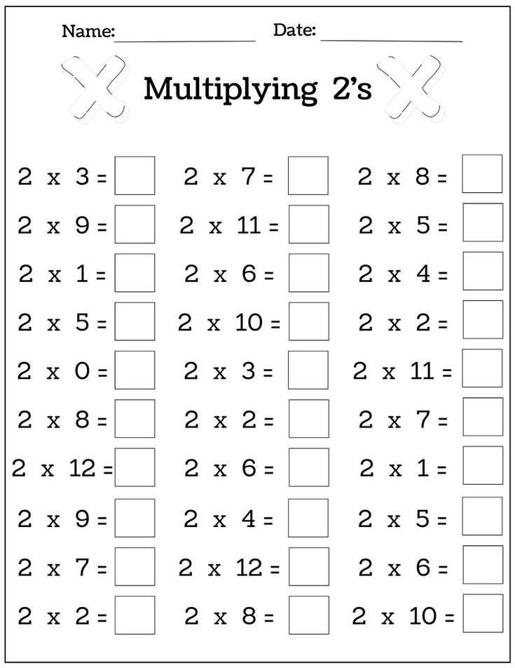 21 Multiplication By 2 Worksheets Grade 1