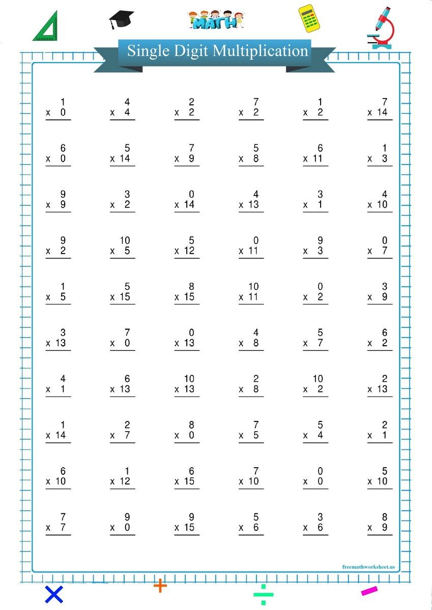 21 Multiplication By 2 Worksheets Grade 1