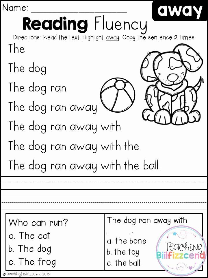 21 Printable Kindergarten Reading Worksheets