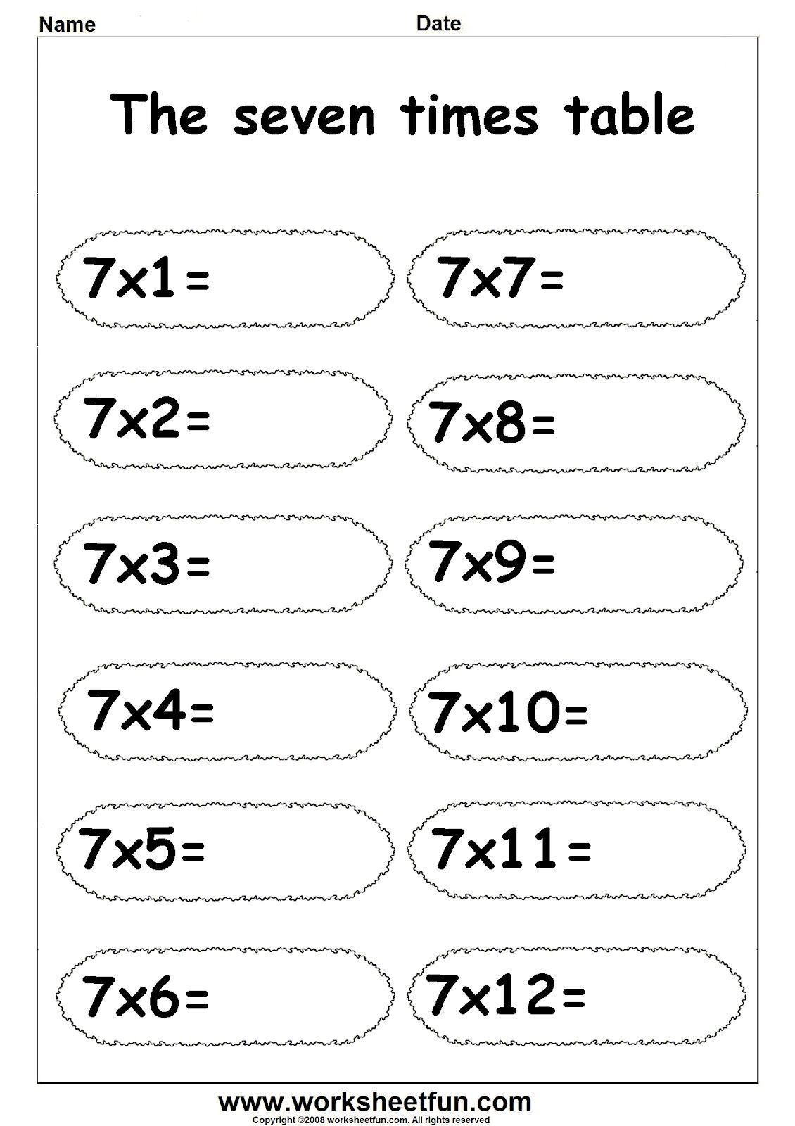 21 Printable Multiplication Worksheets 3Rd Grade